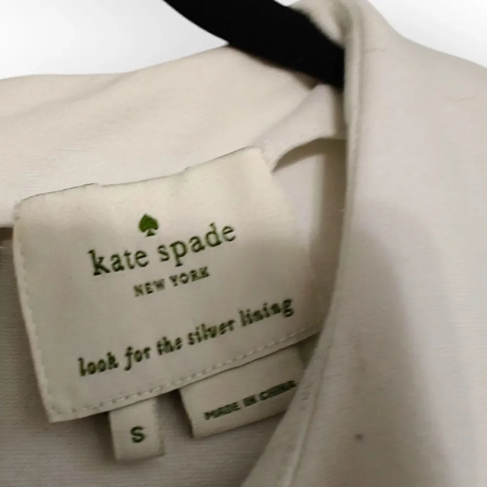 Kate Spade Yellow A-Line Mini Dress with Raglan Cap Sleeves Pockets Sz S